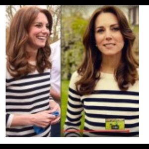 J. Crew Breton stripe sweater ASO Kate Middleton